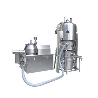 kwaliteit  Pharmaceutical Factory Medicine Powder Granule Fluid Bed Dryer Granulator fabriek
